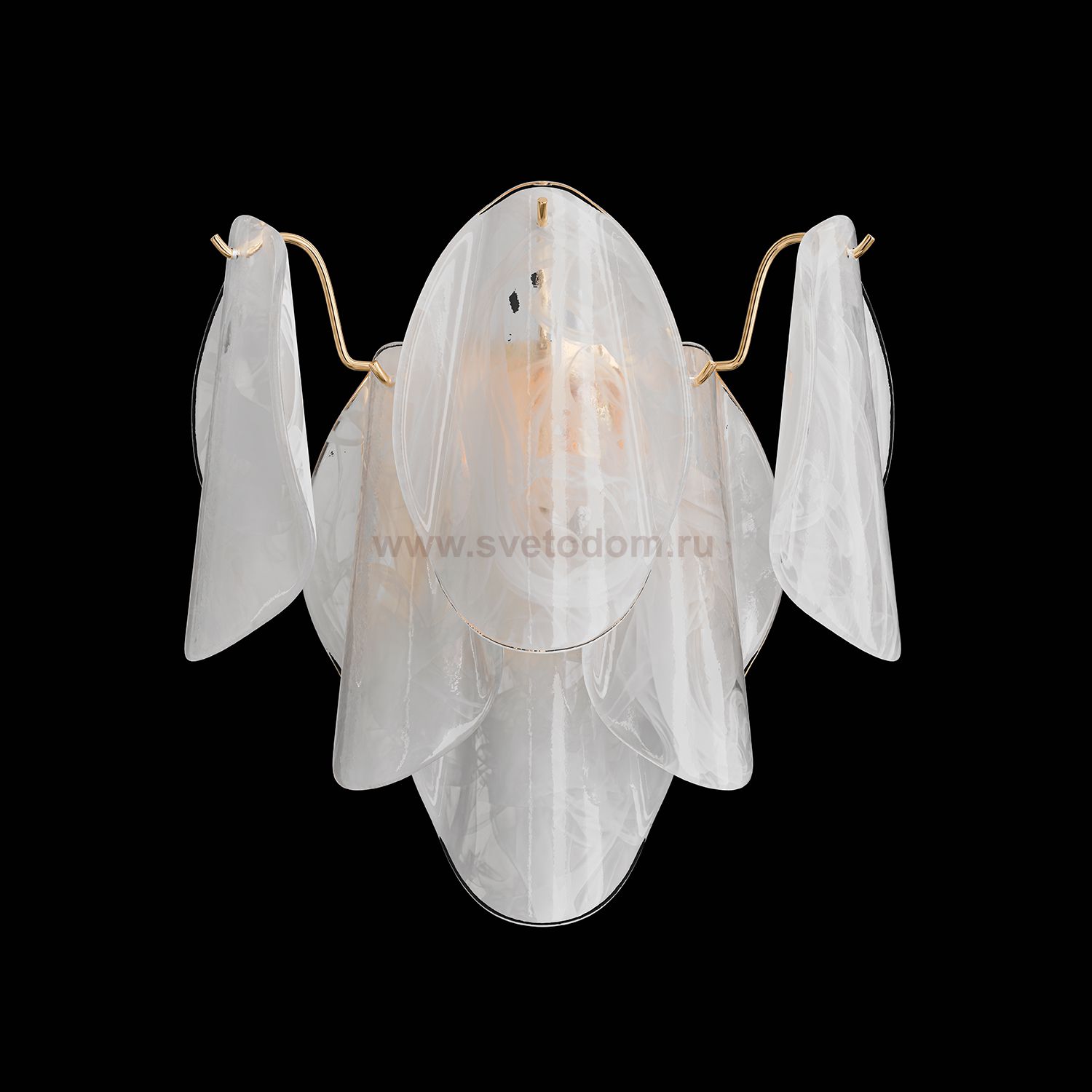 Светильник настенный бра Crystallux EMILIA AP2 GOLD EMILIA