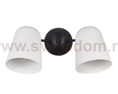 Светильник бра Crystal Lux ENRIQUE AP2 BLACK/WHITE (0510/402)