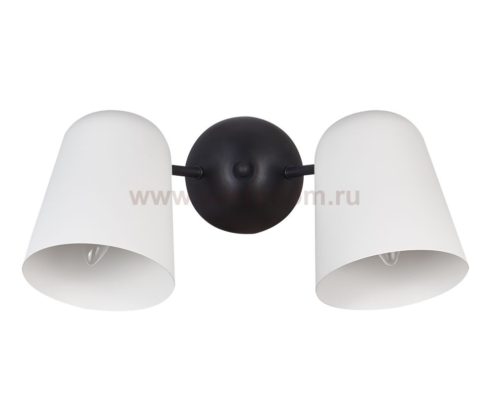 Светильник бра Crystal Lux ENRIQUE AP2 BLACK/WHITE (0510/402)