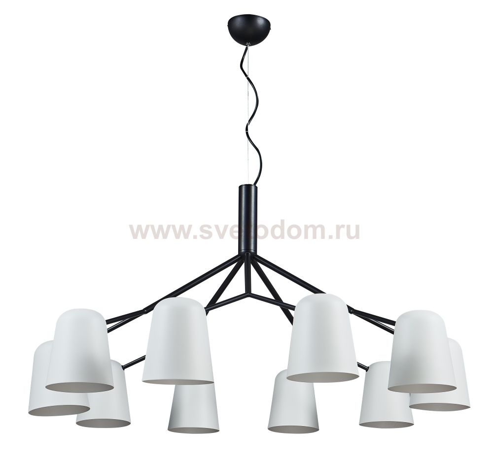 Светильник Crystal lux ENRIQUE SP10 BLACK/WHITE