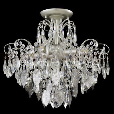 Светильник потолочный Crystallux ESMIRALDA PL4 SILVER ESMIRALDA