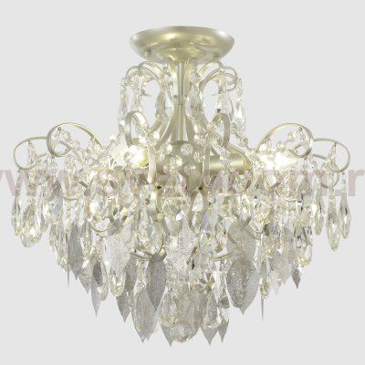 Светильник потолочный Crystallux ESMIRALDA PL4 SILVER ESMIRALDA