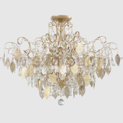 Светильник потолочный Crystallux ESMIRALDA PL9 GOLD ESMIRALDA