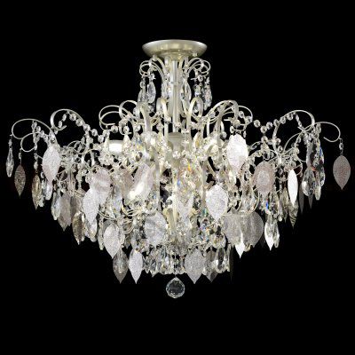 Светильник потолочный Crystallux ESMIRALDA PL9 SILVER ESMIRALDA