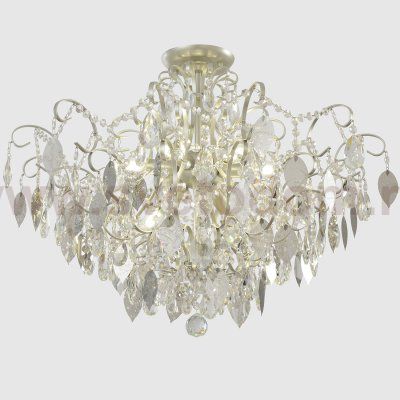 Светильник потолочный Crystallux ESMIRALDA PL9 SILVER ESMIRALDA