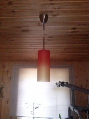 Светильник подвесной красно-желтый Eglo 83202 TROY 1