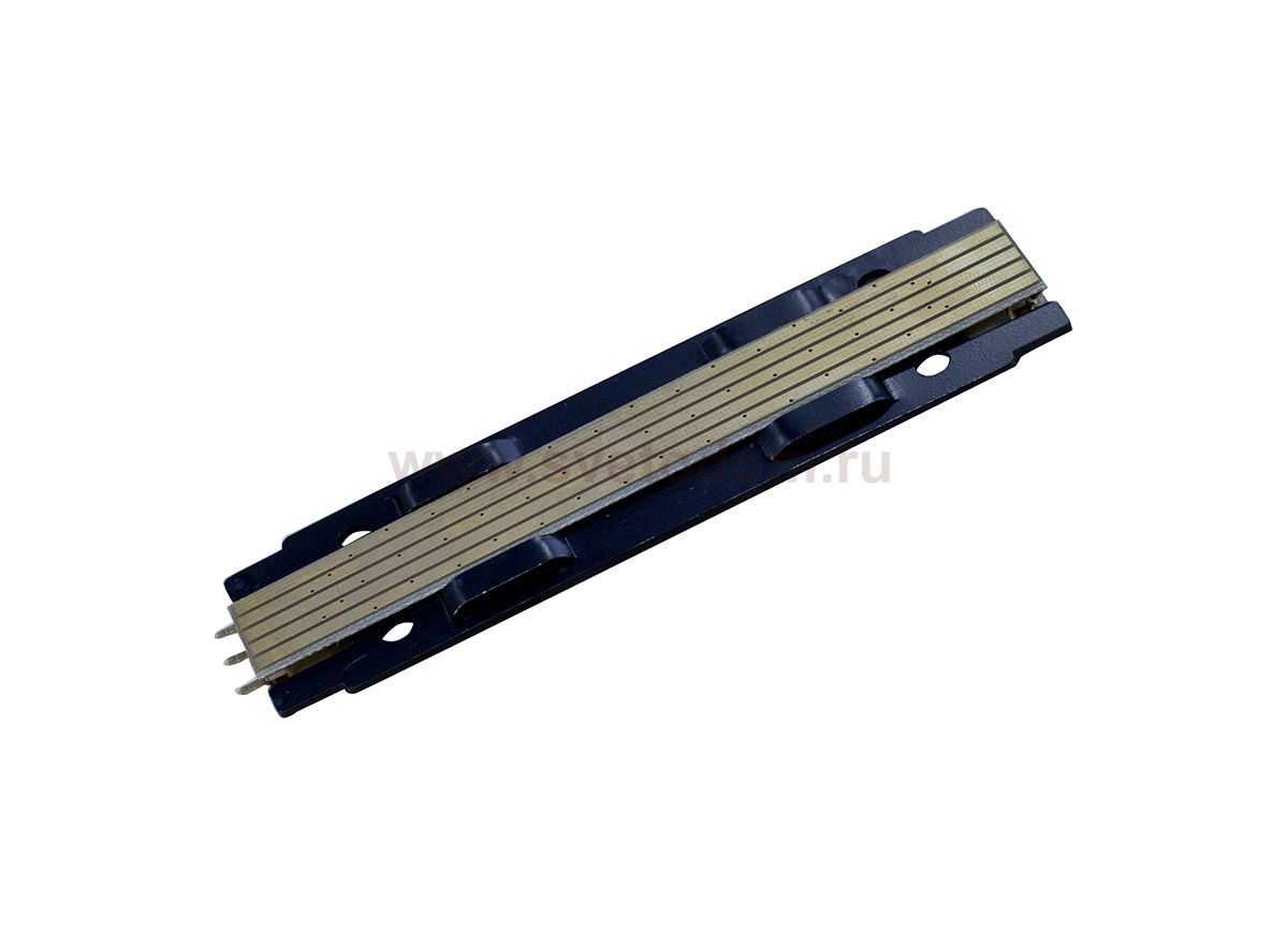 Donolux короткая электрическая плата черного цвета для магнитного шинопровода, длина 100 мм, 24В