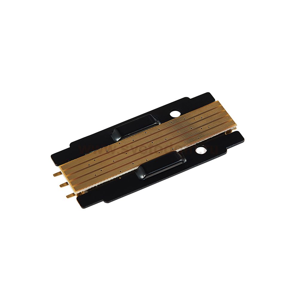 Короткая электрическая плата черного цвета для магнитного шинопровода DLM/X Donolux Electrical Plate DLM/X Black