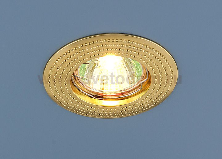 Точечный светильник золотой Elektrostandard 601 G (золото)