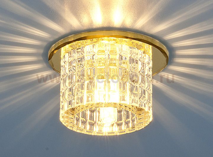 Точечный светильник Elektrostandard 6181 YE (зеркальный / золотой)