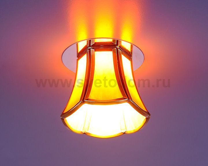 Точечный светильник Elektrostandard 8375 SB/BROWN (бронза/коричневый)