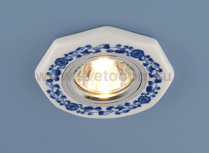 Керамический светильник Elektrostandard 9033 WH/BL керамика бело-голубой