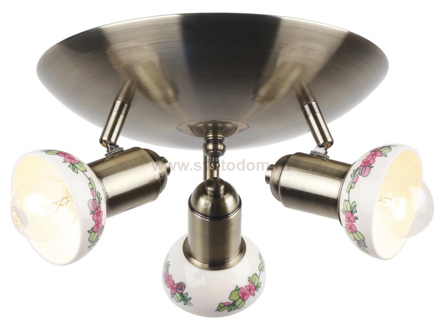 Светильник Escada Alba 164/3PL Antique Brass