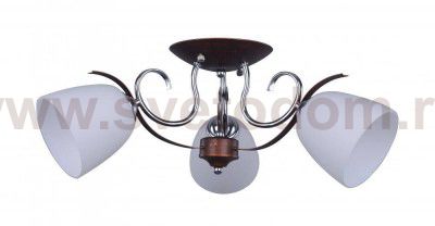Потолочный светильник Escada 288/3PL E27*60W Chrome/Brown