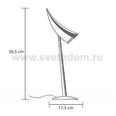 Напольный торшер Flos F0250357 Ara