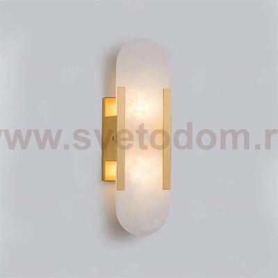 Настенный светильник F037/S gold/white