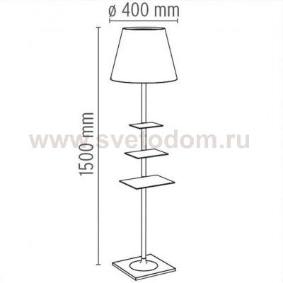 Напольный торшер Flos F1011000 Biblioteque
