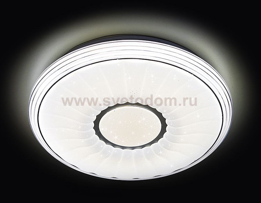 Люстра потолочная Ambrella F11 WH 72W 400*400*85 (ПДУ ИК) ORBITAL