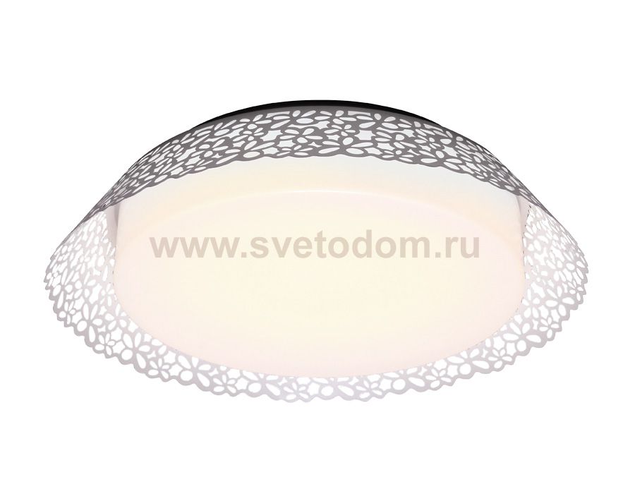 Люстра потолочная Ambrella F119 WH 72W 520*520*110 (ПДУ ИК) ORBITAL