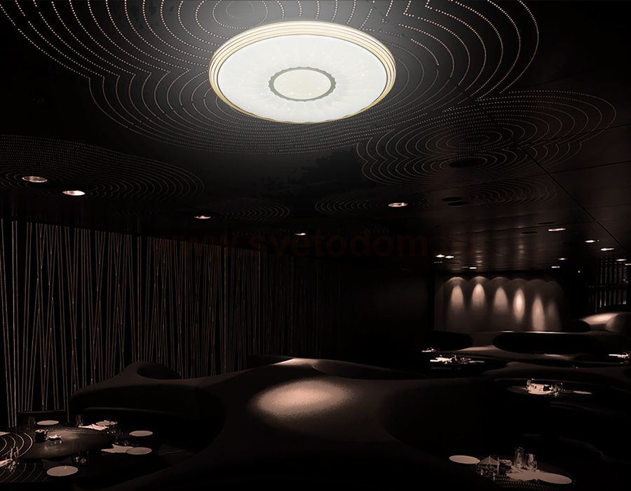 Люстра потолочная Ambrella F11 CF 72W 400*400*85 (ПДУ ИК) ORBITAL