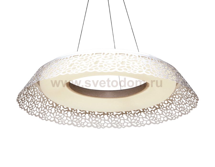 Люстра подвесная Ambrella F121 WH 72W 620*620*110 (ПДУ РАДИО 2.4) ORBITAL