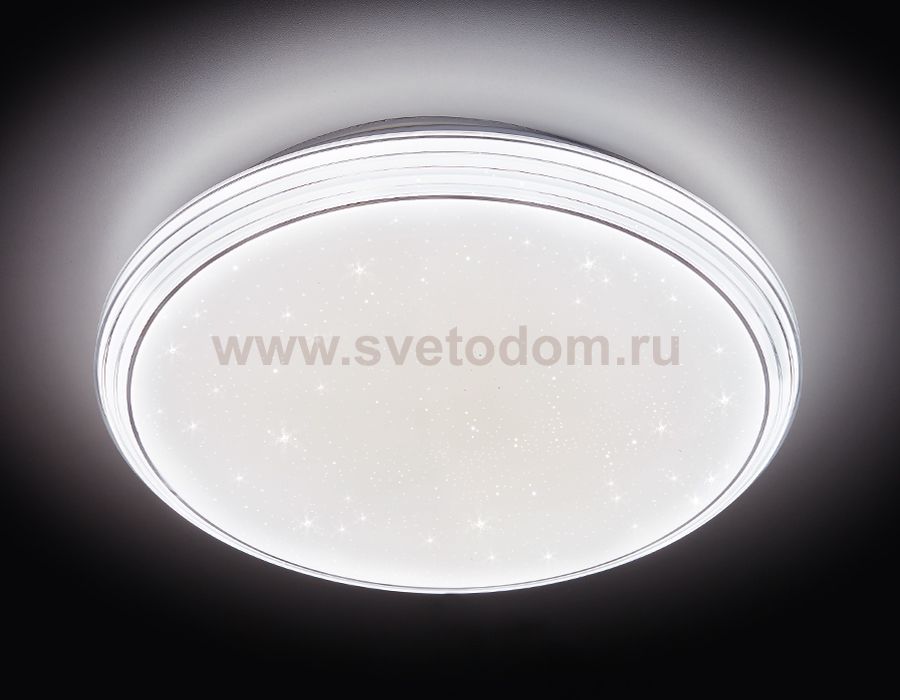 Люстра потолочная Ambrella F14 WH 72W 400*400*85 (ПДУ ИК) ORBITAL