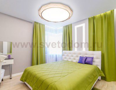 Люстра потолочная Ambrella F16 CF 48W 400*400*75 (ПДУ ИК) ORBITAL