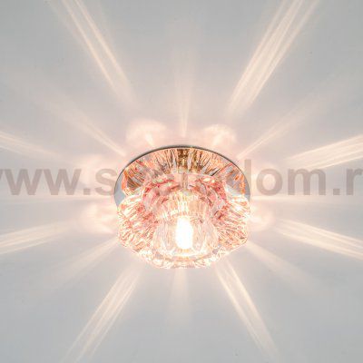 Точечный светильник F2055-S CR PK G4 ЭкономСвет