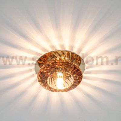 Точечный светильник F2090-S GD CF G4 ЭкономСвет