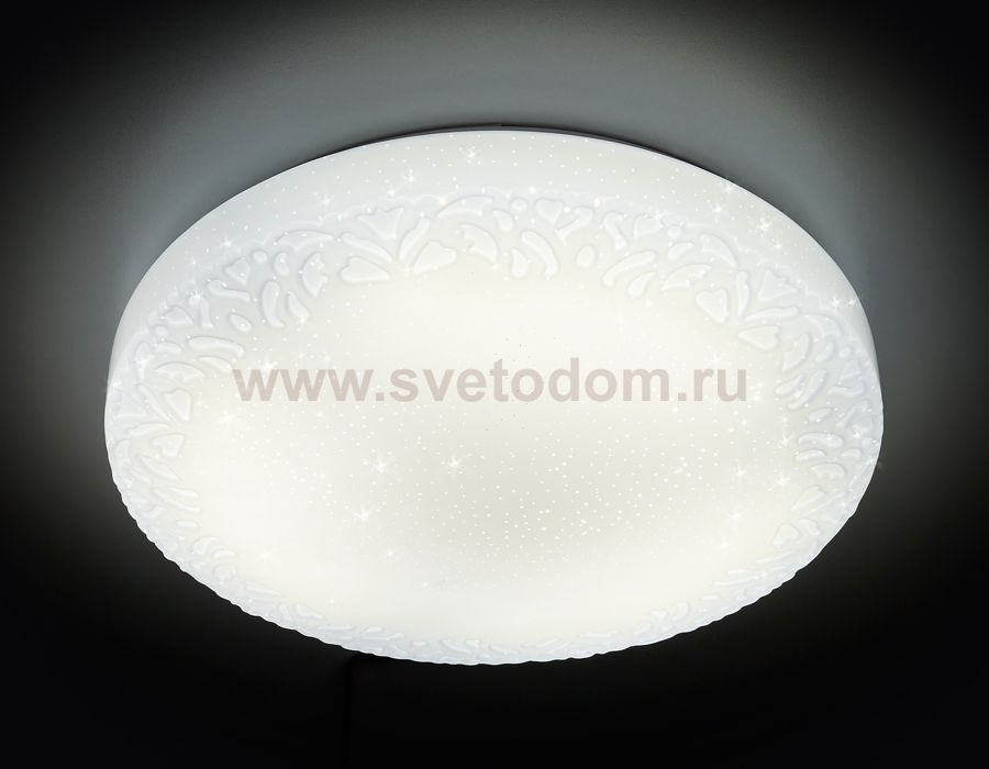 Люстра потолочная Ambrella F22 WH 72W 490*490*120 (ПДУ ИК) ORBITAL