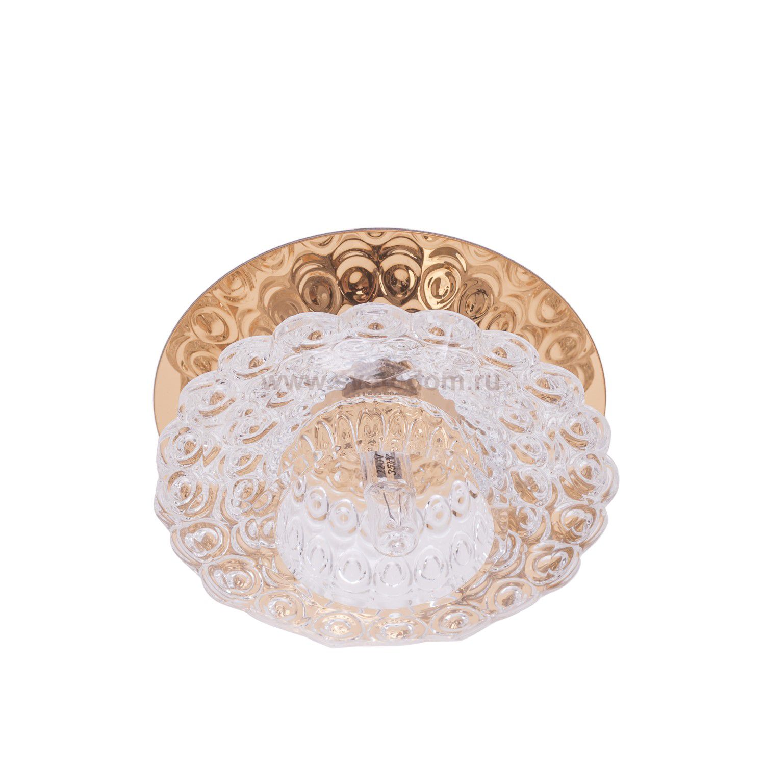 Точечный светильник F3590 GD CL G4 ЭкономСвет