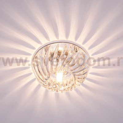 Точечный светильник Экономсвет F3606-L CR CL G4