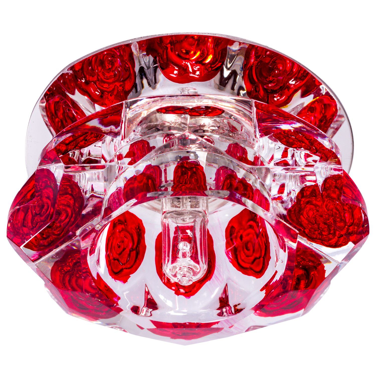 Точечный светильник F3623-S CR CL+RD GU5.3 ЭкономСвет