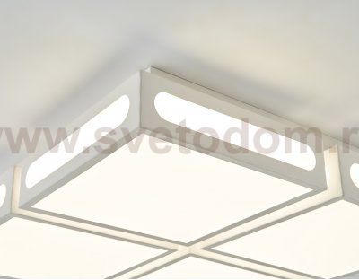 Люстра потолочная Ambrella F401 WH 6W 4200K 200*200*70 COMFORT