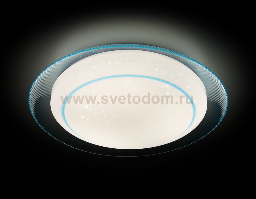 Люстра потолочная Ambrella F46 BL 48W 450*450*60 (ПДУ ИК) ORBITAL