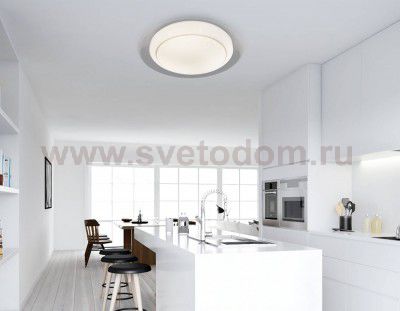 Люстра потолочная Ambrella F46 WH 48W 450*450*60 (ПДУ ИК) ORBITAL