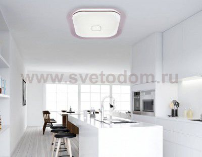 Люстра потолочная Ambrella F52 PI 48W 450*450*100 (ПДУ ИК) ORBITAL