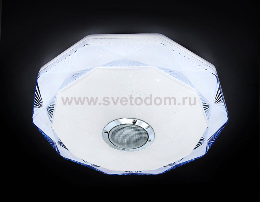 Люстра потолочная Ambrella F772 BL 72W 510*510*60 (ПДУ ИК) ORBITAL