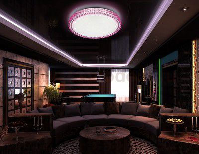 Люстра потолочная Ambrella F85 PI 48W 400*400*90 (ПДУ ИК) ORBITAL