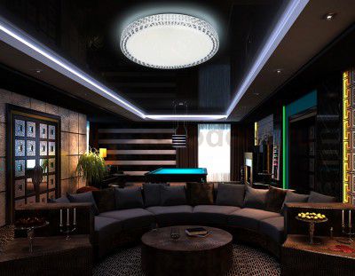 Люстра потолочная Ambrella F85 WH 48W 400*400*90 (ПДУ ИК) ORBITAL