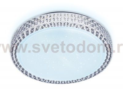 Люстра потолочная Ambrella F86 WH 72W 500*500*90 (ПДУ ИК) ORBITAL