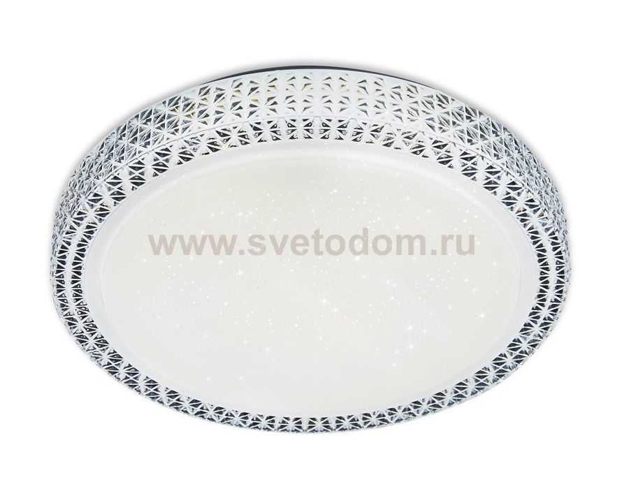 Люстра потолочная Ambrella F86 WH 72W 500*500*90 (ПДУ ИК) ORBITAL