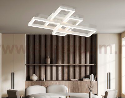 FA1001/2+2 WH белый 65W 3000K-6400K 550*453*130 (ПДУ ИК)