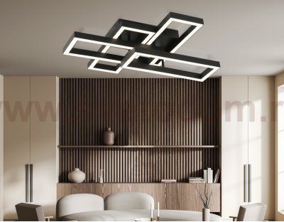 FA1002/2+2 BK черный 65W 3000K-6400K 550*453*130 (ПДУ ИК)