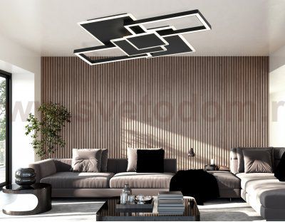 FA1032/5 BK черный 95W 3000K-6400K 705*500*95 (ПДУ ИК)