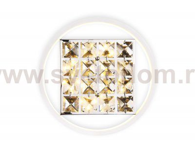 Настенный светильник бра Ambrella FA104 WH белый 15W 3000K D230*70 (Без ПДУ) ACRYLICA