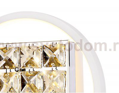 Настенный светильник бра Ambrella FA104 WH белый 15W 3000K D230*70 (Без ПДУ) ACRYLICA