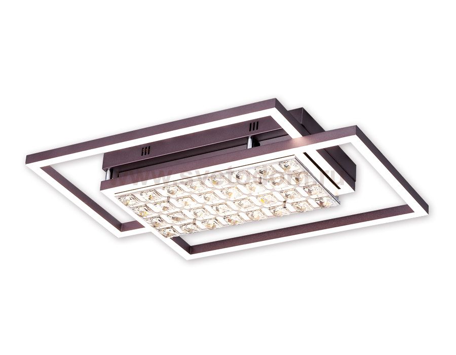 Люстра потолочная Ambrella FA114 CF кофе 90W 630*430*110 (ПДУ РАДИО 2.4) ACRYLICA