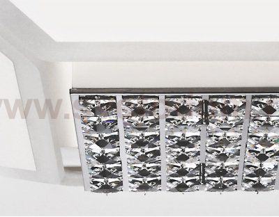 Люстра потолочная Ambrella FA140 WH белый 86W 430*430*110 (ПДУ РАДИО 2.4) ACRYLICA