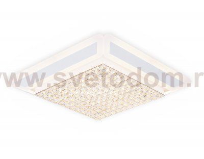 Люстра потолочная Ambrella FA141 WH белый 210W 630*630*110 (ПДУ РАДИО 2.4) ACRYLICA